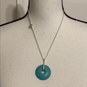 28:06- Lauren Ralph Lauren Turquoise Stone Necklace